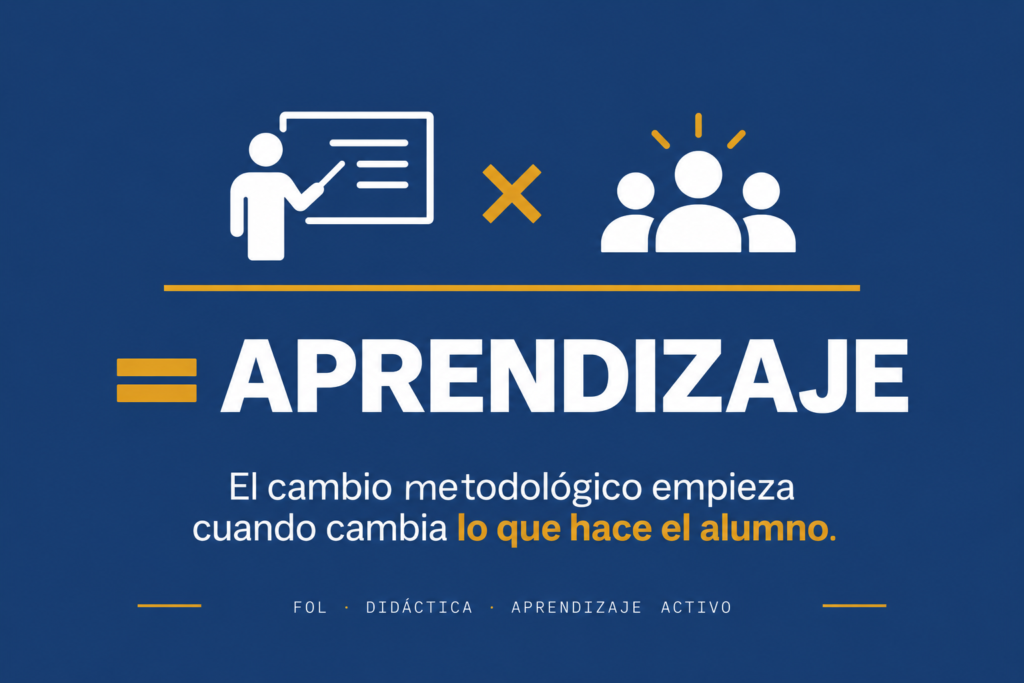 Cambio metodológico en FOL basado en la participación activa del alumnado para transformar la experiencia de aprendizaje